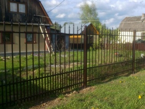 Сварные заборы с утрамбовкой щебнем 12 метров фото в Волоколамске