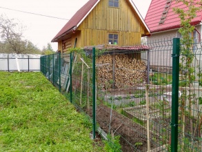 3D заборы 15 метров фото в Волоколамске